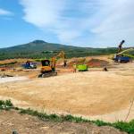 Obras para la construcción de la EDAR de Villanueva del Arzobispo. / Junta de Andalucía.