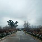 La carretera JA-3100, esta mañana.