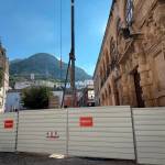 Estado actual de las obras que se están acometiendo en el edificio del Ayuntamiento de Martos. / Ayuntamiento de Martos.