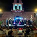 La Banda Municipal de Arquillos durante su actuación musical en la gala de entre de los Premios Reino de Jaén. / A. Bravo. 