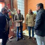 Visita a las infraestructuras hidráulicas de Peal de Becerro. / Diputación de Jaén.