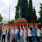 Procesión de Santa Potenciana en Villanueva de la Reina. / Adrián Claudio / Diario JAÉN. 