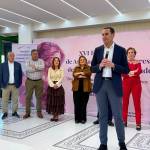 Juan Latorres, durante su intervención en el XVI Encuentro de Asociaciones de Mujeres de la comarca de El Condado. / Diputación. 