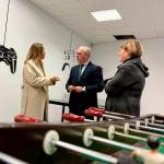 Visita del delegado del Gobierno de la Junta en la provincia, Jesús Estrella, al espacio beneficiado por esta inversión en Frailes. / Junta de Andalucía.