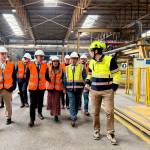 Visita a Sonae Arauco, en Linares. / Junta de Andalucía.