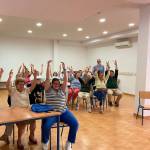 Alumnos del Centro de Educación de Personas Adultas Luparia de Lopera durante la charla. / Diario JAÉN.