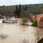El Guadalquivir a su paso por Marmolejo, junto al balneario, en una imagen de estos días.