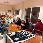 Ana San Pedro, Dori Ruiz, Toñi Bolívar, Pepi Osorio, María Lomas, Loles Lomas, Juana Bolívar, Dolores Troya, Emilia Palomino y Juana Muñoz. / Elisabeth Ruiz Martínez / Diario JAÉN.