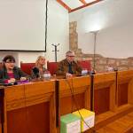 Pilar Parra, Teresa Casillas y Miguel Cruz en la Jornadas sobre Salud Laboral de Andalucía. / Juanfran Paredes / Diario JAÉN.