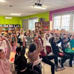 Estudiantes muy participativos durante la nueva sesión de Prensa-Escuela en Mancha Real. / Juanfran Paredes / Diario JAÉN.