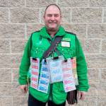 Carmelo Torres, vendedor de la ONCE.