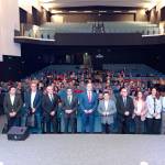 De izquierda a derecha: Juan Martínez, Juan Manuel de Faramiñán, Sergio Berrios, Fernando Planelles, Nicolás Ruiz, Francisco Reyes, Manuel Fernández, África Colomo, Ana Mata y Sebastián Quirós. / Fran Miranda.