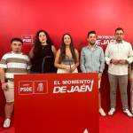 Imagen de archivo de algunos miembros de las Juventudes Socialistas de Jaén. / PSOE de Jaén.