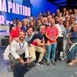 Elías Bendodo, vicesecretario de Política Autonómica y Municipal, con representantes del Partido Popular de la provincia de Jaén en Madrid.