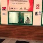 Punto de atención a la persona temporera en la estación de autobuses.