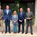 Francisco Javier Lozano, Juan Latorre, Antonia Olivares, Manuel Fernández y José Luis Hidalgo. / Diputación de Jaén.