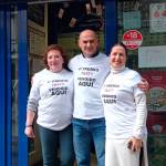 Mari Carmen Pilar Olivares, Juan Luis Castillo Torres y María José Yuste Tejada, en Cazorla. / Fran Miranda / Diario JAÉN