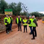 Soledad Aranda visita los caminos rurales de Vilches. / Junta de Andalucía.