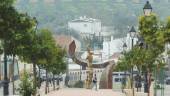 MONUMENTO. Fuente de las Generaciones, obra de Javier Ruiz Abel, situada en el municipio de Guarromán.