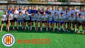 Foto de equipo en el primer entrenamiento del UDC Torredonjimeno. / Twitter UDC Torredonjimeno.