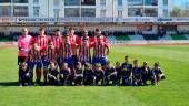 Empate. Once inicial del Atlético Porcuna contra la UD Maracena.