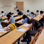 Estudiantes en la prueba de la acceso a la universidad en la convocatoria extraordinaria de julio de 2024.