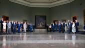 Los líderes de la OTAN y la UE, frente al cuadro de “Las meninas” en el Museo del Prado. / Alberto Ortega / Europa Press. 