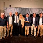 El alcalde de Porcuna, Miguel Moreno, junto a otras autoridades en los Premios COAS Arquitectura & Sociedad 2025