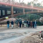 Visita al puente de La Loma de Mari Ángela. / Diputación de Jaén.