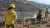 Efectivos del Infoca trabajan en un incendio forestal de Mijas. / Archivo Europa Press.