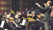 ESTACIÓN DE MADRID. Los músicos interpretaron un programa lleno de populares marchas militares.