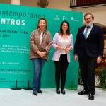 De izquierda a derecha: Pilar Rodrigo, África Colomo y Luis Jesús García-Lomas. / Fundación Caja Rural de Jaén.