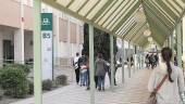 EDUCACIÓN. Estudiantes de la Universidad de Jaén, en el Campus de las Lagunillas, en 2019. 