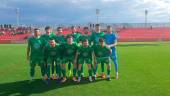 Alineación inicial del Mancha Real frente al Recreativo Granada. 