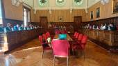 Vista general del Salón de Plenos de la Diputación Provincial de Jaén, en la sesión de este mes de octubre. / Francisco Gaitán / Diario JAÉN