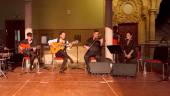 Jonathan Martínez junto su compañía interpretando “La Guitarra Canta” en el Palacio de Jabalquinto de la ciudad de Baeza. / José García Armijo / Diario JAÉN. 