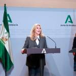 Las consejeras Carolina España y Rocío Blanco en rueda de prensa posterior al Consejo de Gobierno. / Rocío Ruiz / Europa Press.