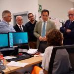 Visita del consejero de justicia, José Antonio Nieto, a los juzgados de Martos.
