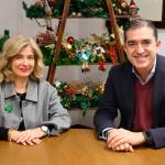 La alcaldesa de Úbeda, Antonia Olivares, y el alcalde de Baeza, Pedro Cabrera. / Ayuntamiento de Úbeda.