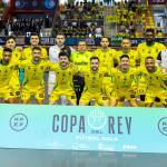 Formación del Jaén Paraíso Interior en la final contra el Movistar Inter FS.