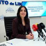 Susana Ferrer presenta el balance del área de Cultura. / Ayuntamiento de Linares.
