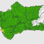 Mapa sobre el índice de incendios forestales en Andalucía. / Plan Infoca.