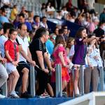Aficionados del Real Jaén en el Estadio de La Victoria. /Juande Ortiz.