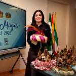 La concejala de Festejos en el Ayuntamiento de Linares, Susana Ferrer, en la presentación de la programación de los Reyes Magos.
