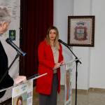 Juan Espejo, director de Diario JAÉN, e Isabel Martínez, alcaldesa de Huesa, durante la nueva edición de Diálogos “Jaén Nuevo Milenio”. / Jason Moyano / Diario JAÉN.