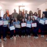 Jóvenes de Torreperogil tras finalizar su formación.