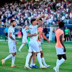 Celebración del gol de Fernando. / Juande Ortiz.