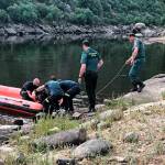 Efectivos de Guardia Civil, en el dispositivo de búsqueda en el embalse del Jándula. / Guardia Civil. 
