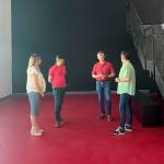 El diputado José Luis Agea visita las instalaciones junto al alcalde de Huesa, Ángel Padilla.