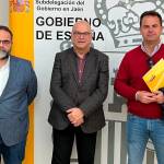 Francisco Elvira, Manuel Fernández y Juan Luis Ávila. / Subdelegación del Gobierno en Jaén.